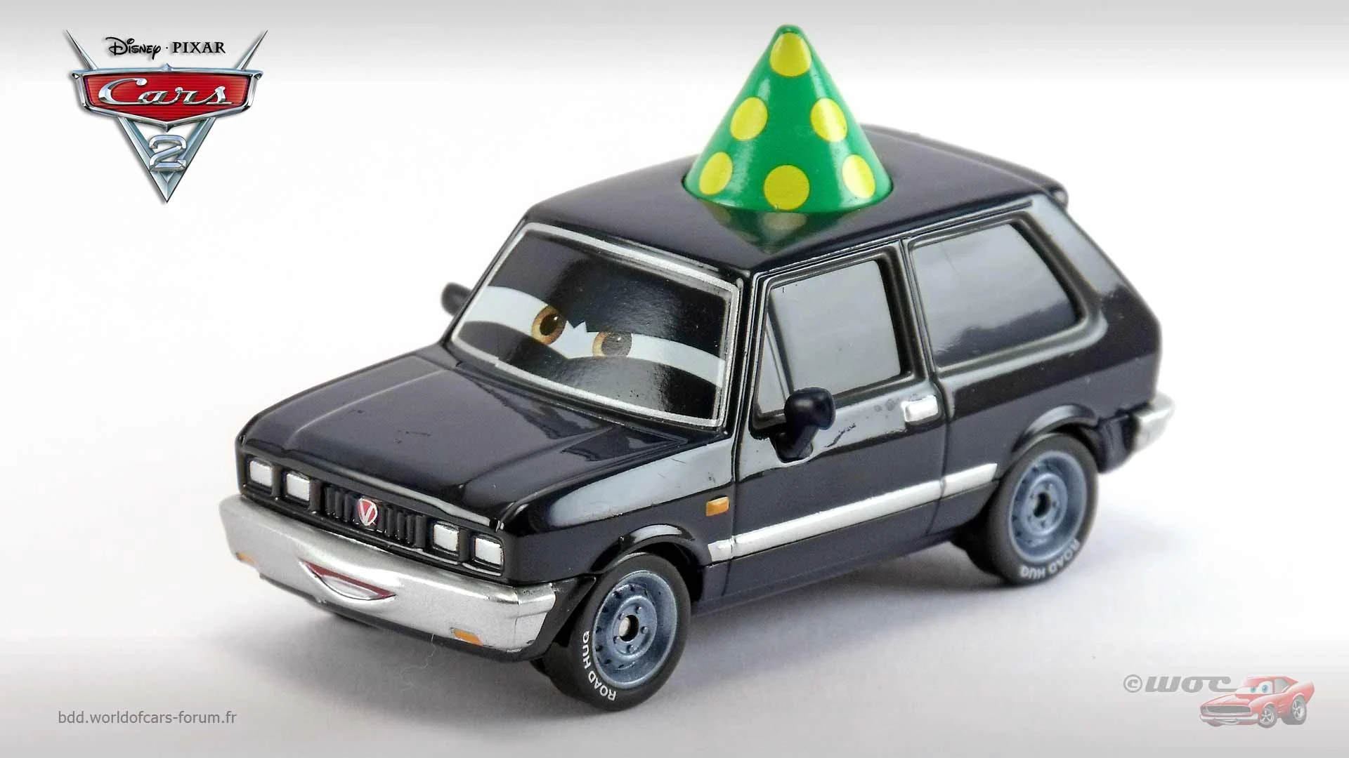 Alexander Hugo with party hat die-cast
