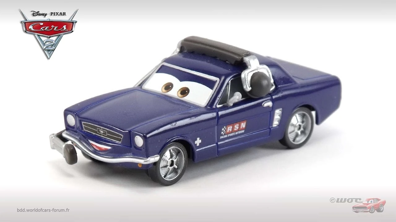 Brent Mustangburger with headset die-cast
