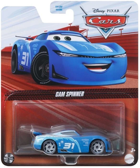 Cam Spinner packaging