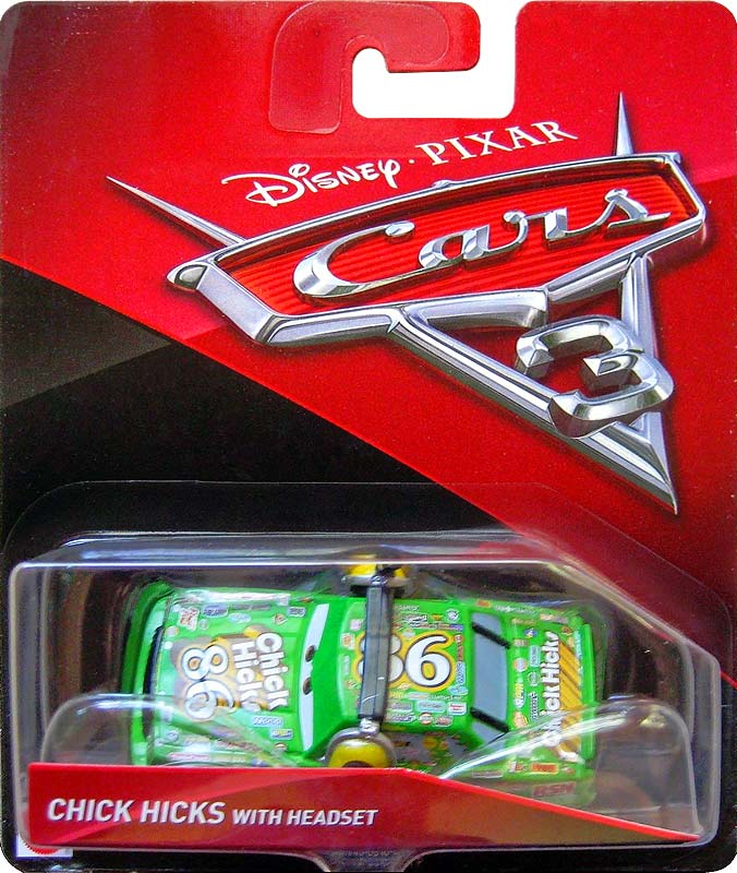 Chick Hicks with headset packaging