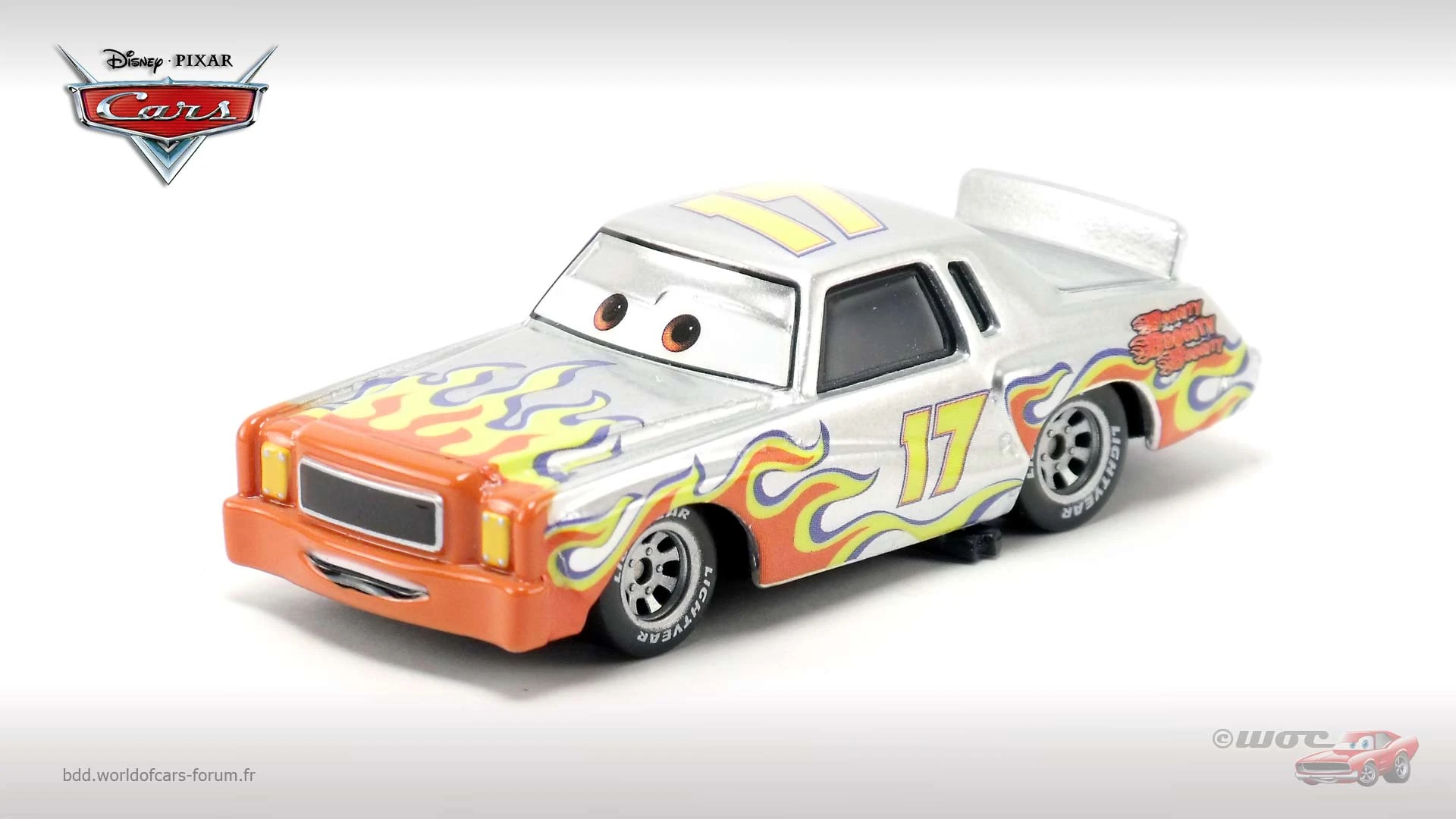 Darrell Cartrip with metallic finish die-cast