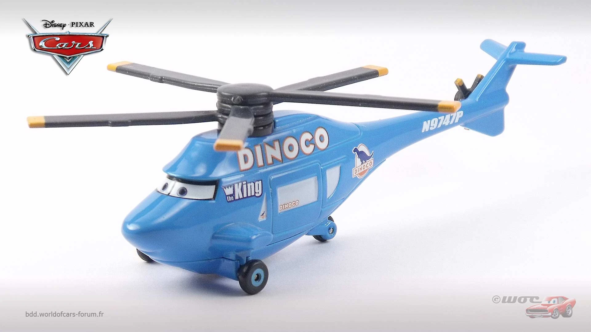 Dinoco Helicopter (Megasize) die-cast
