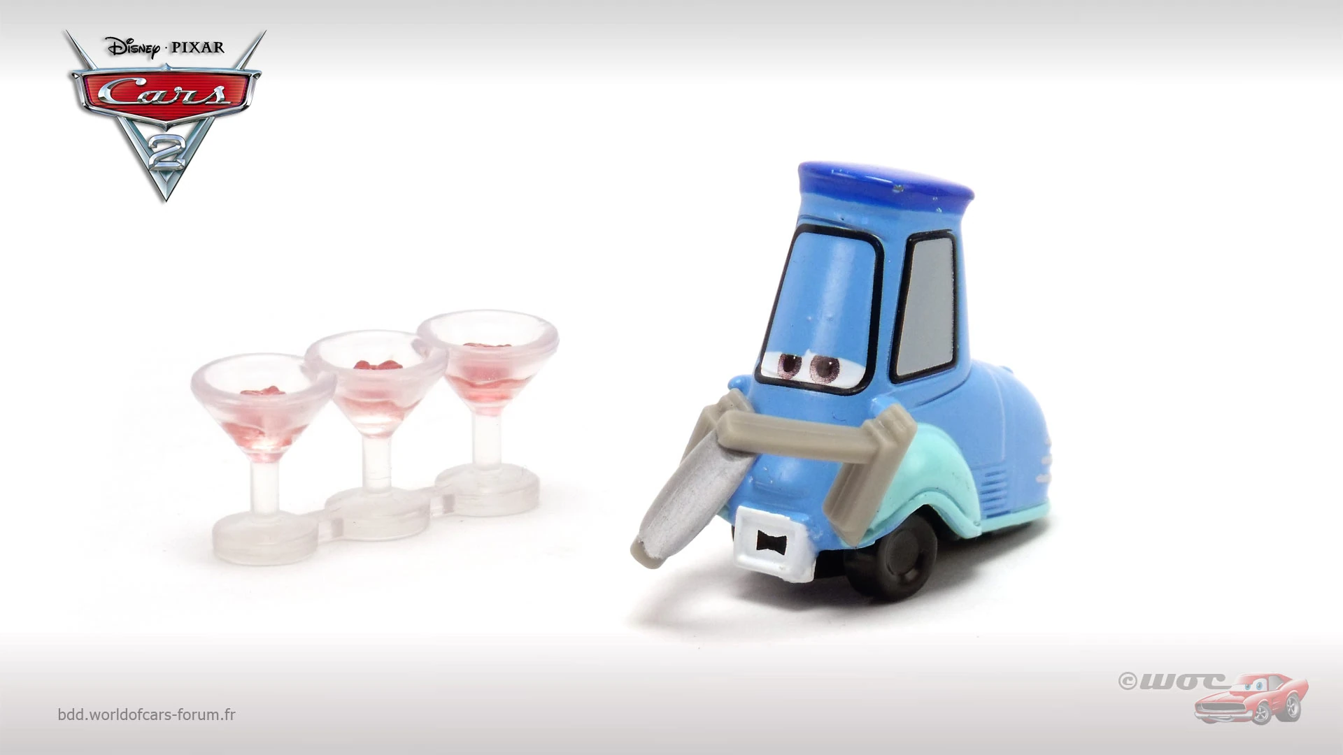 Guido with Shaker and Glasses die-cast