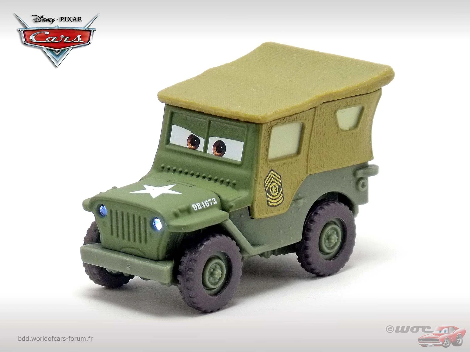 Light-Up Sarge die-cast