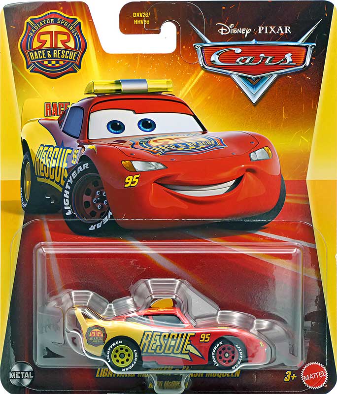 Lightning McQueen (Race & Rescue) packaging
