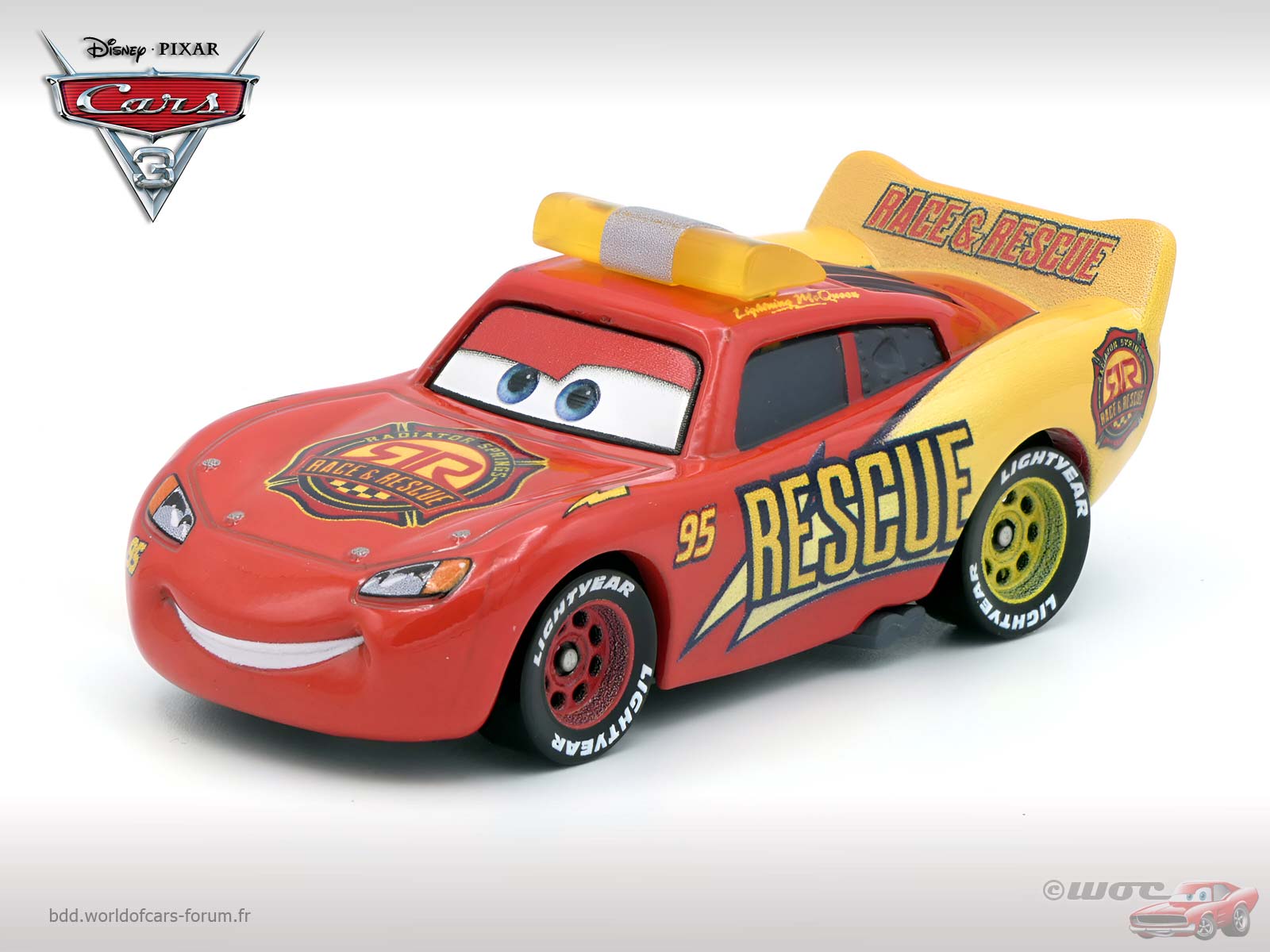 Lightning McQueen (Race & Rescue) die-cast