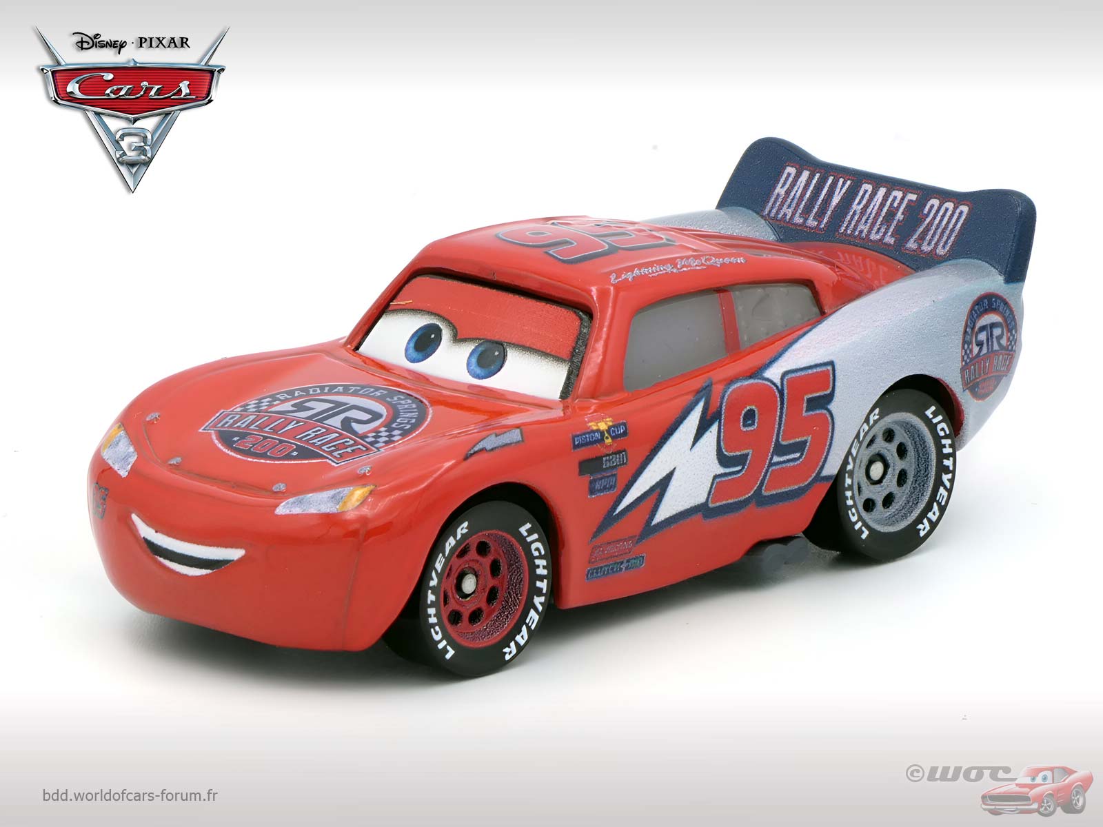 Lightning McQueen (Rally Race 200 Race & Rescue) die-cast