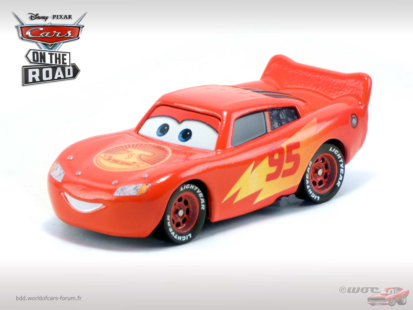 Lightning McQueen (Road Trip) die-cast