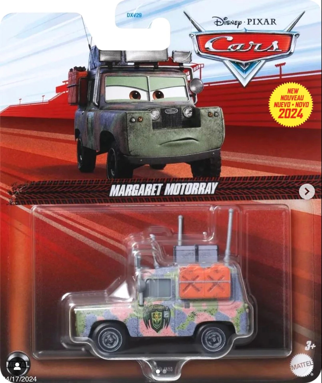 Margaret Motorray packaging