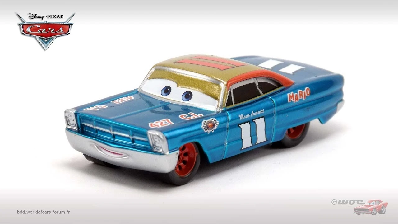 Metallic Mario Andretti die-cast