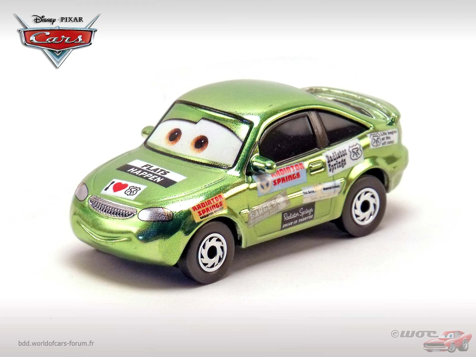 Metallic Nick Stickers die-cast