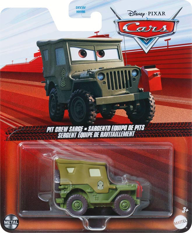 Pit Crew Member Sarge packaging