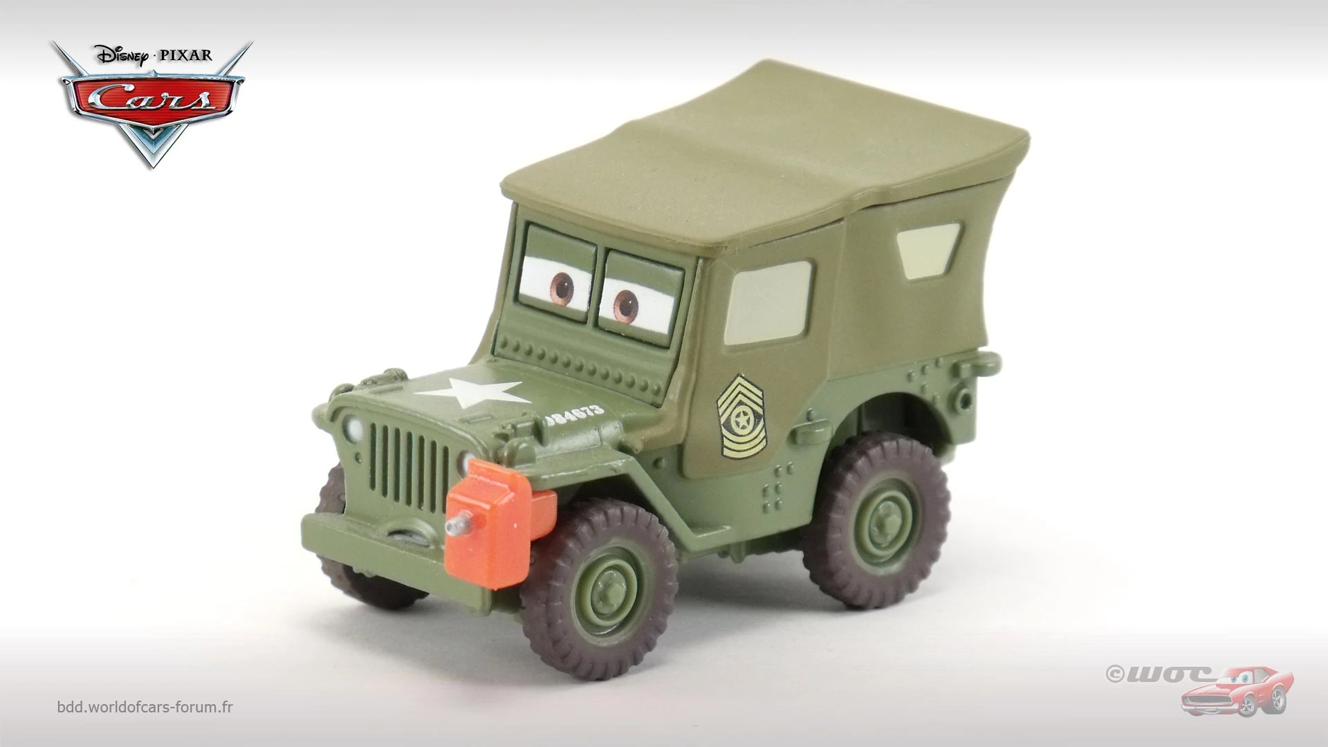 Pit Crew Member Sarge die-cast