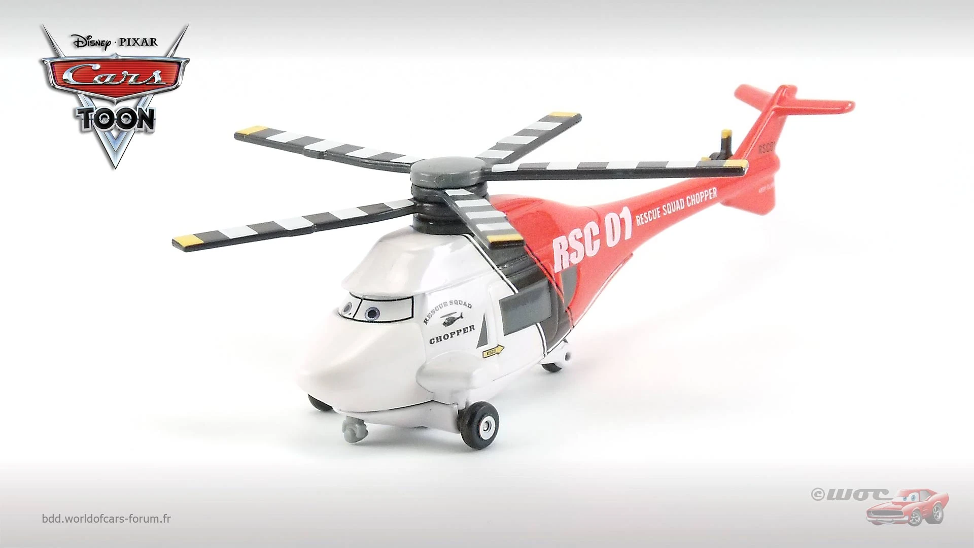 Rescue Squad Chopper die-cast