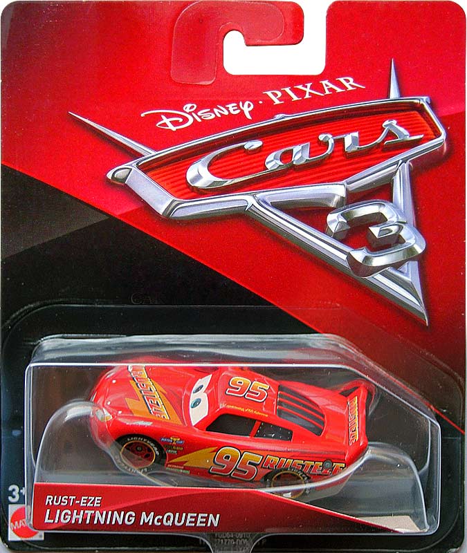 Rust-Eze Lightning McQueen packaging