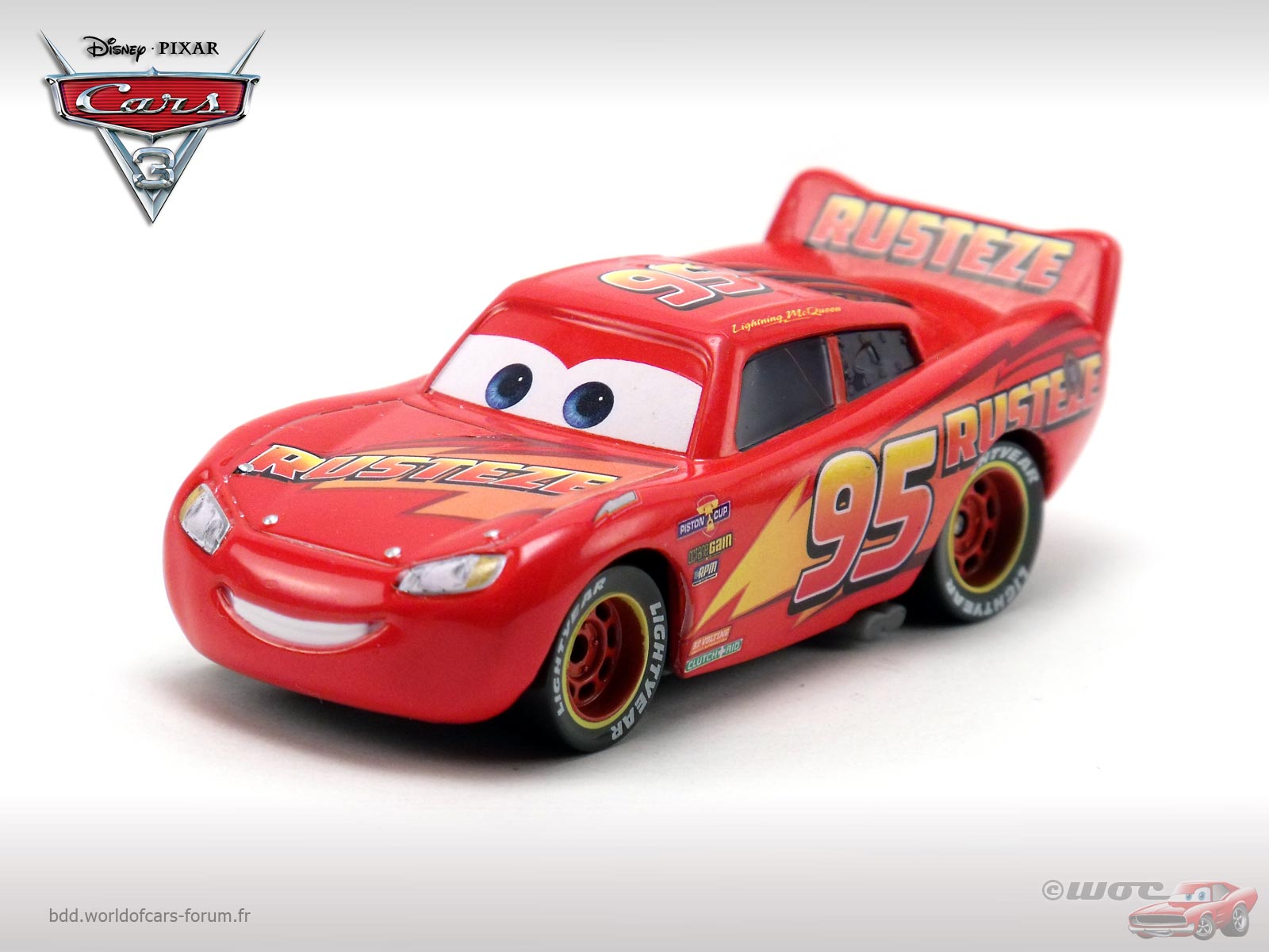Rust-Eze Lightning McQueen die-cast
