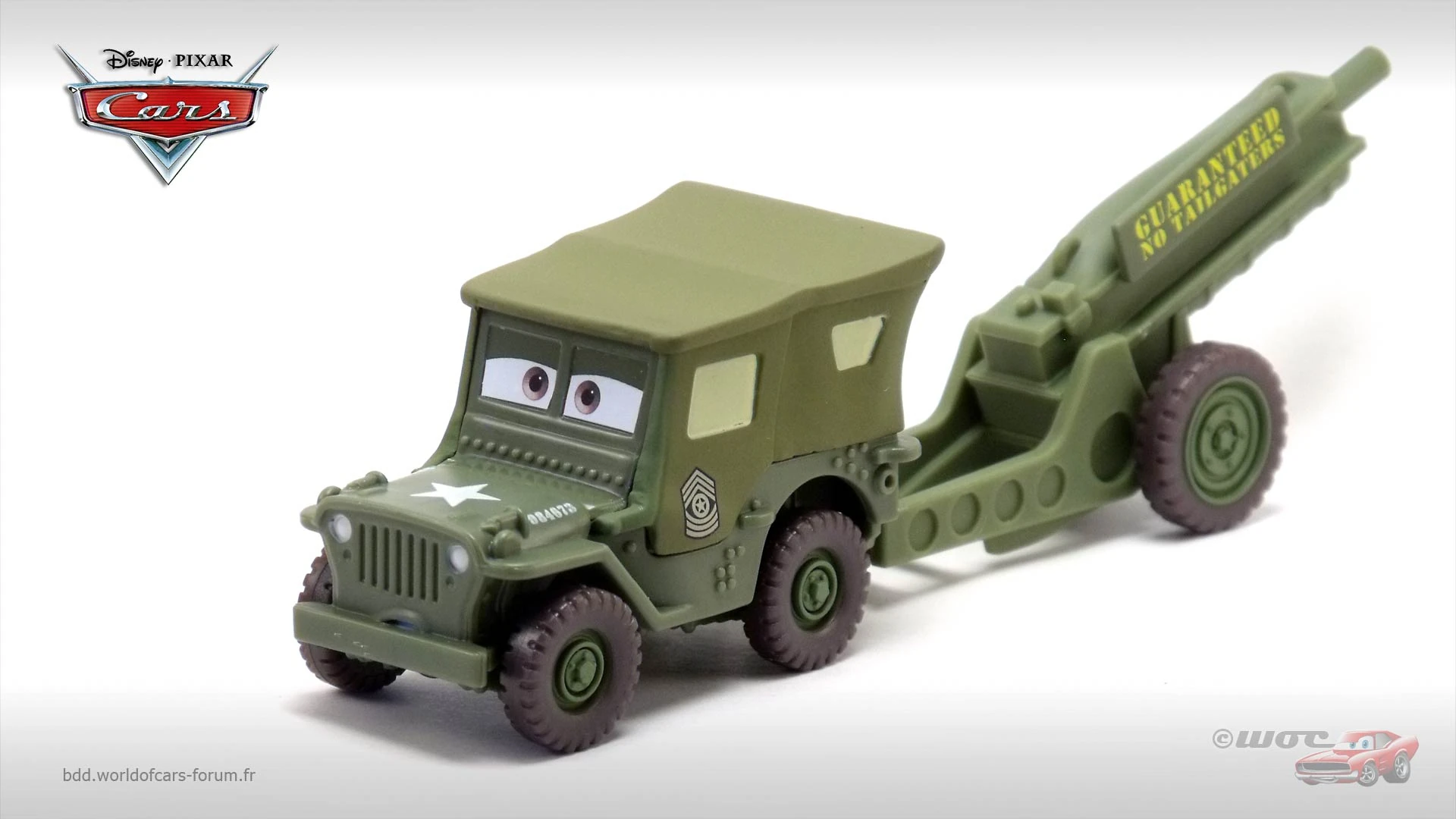 Sarge with Cannon die-cast