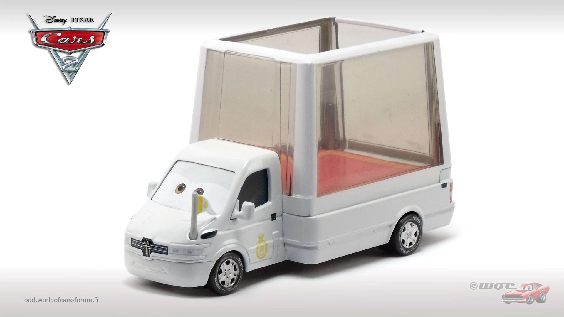 The Popemobile die-cast